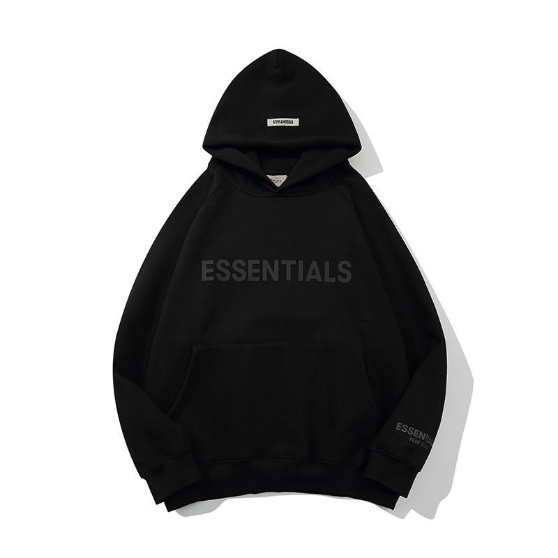 Unisex 3D Logo Silikon-Hoodie