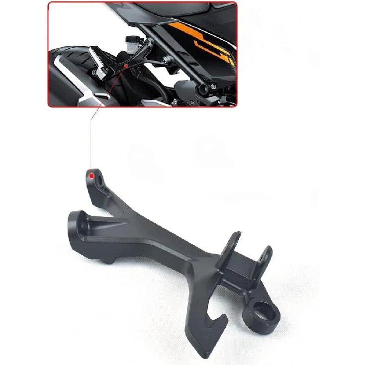 Right Side Pillion Peg Bracket Exhaust Hanger Holder Carrier Compatible with Kawasaki Z400 Z500 Ninja 400 500 Z e-1 2018-2025