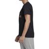 Adidas T Shirts Men's Black Crew Neck Moderate Straight Fit FN1745