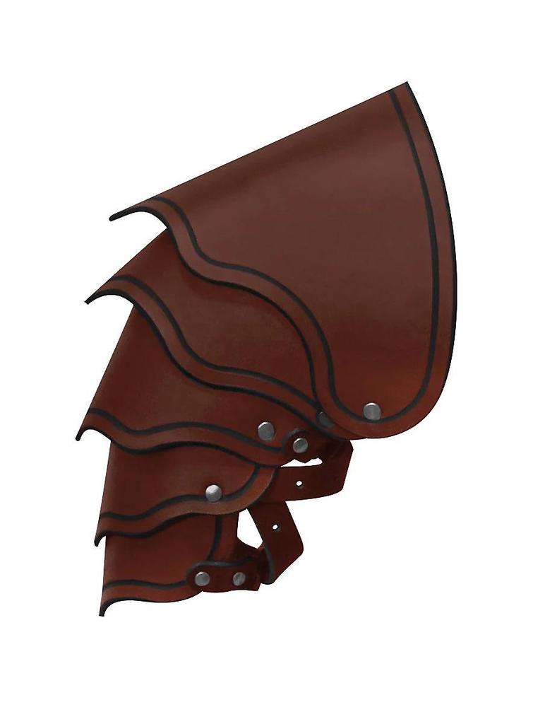 Medieval Warrior Leather Armor Shoulder Protection for Cosplay and Stage Props
