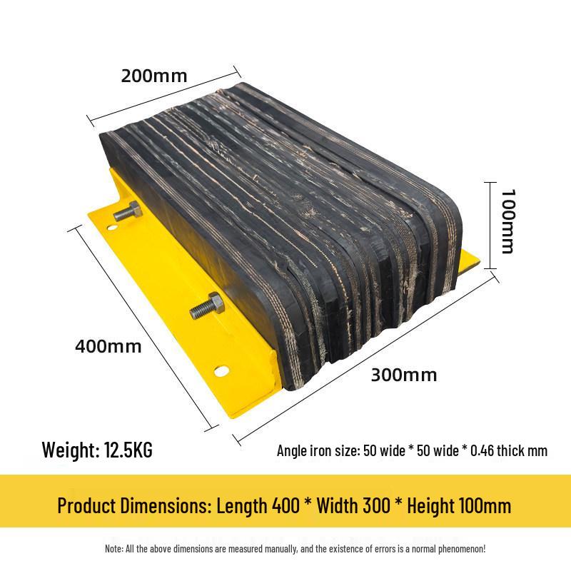Rubber Anti-Collision Pad Car Stopper for Warehouse Dock and Truck Unloading