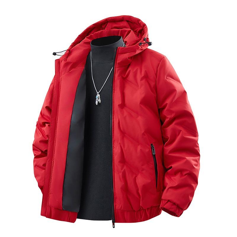 Winter New Clothes Men s Versatile Warm Gray Duck Down Jacket Men s Clothing M