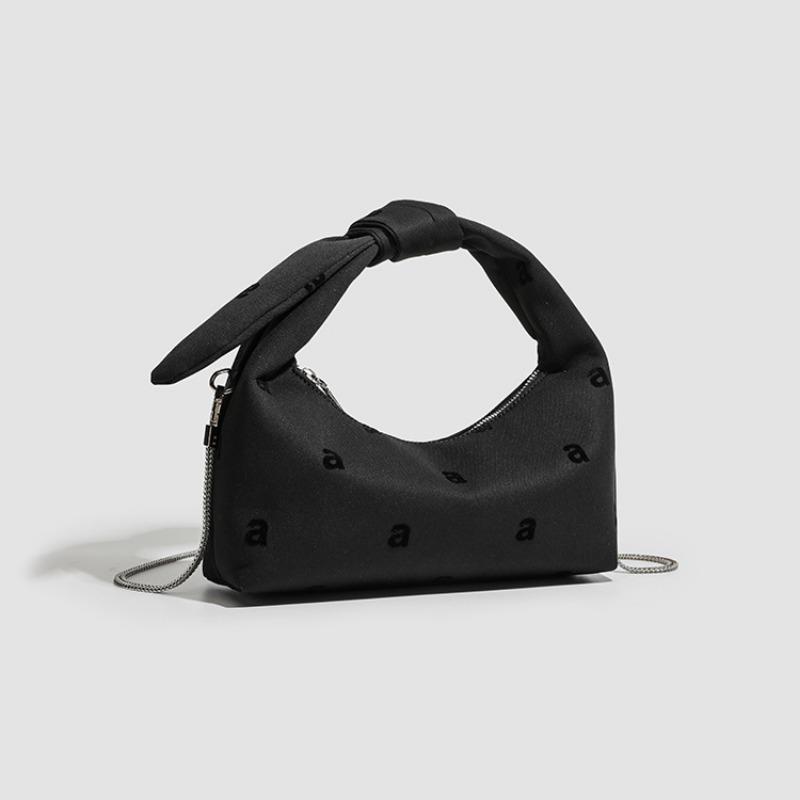 High-end Hand-held Lunch Box for Making Dumplings, Casual Lettered Hand-held Crossbody Bag