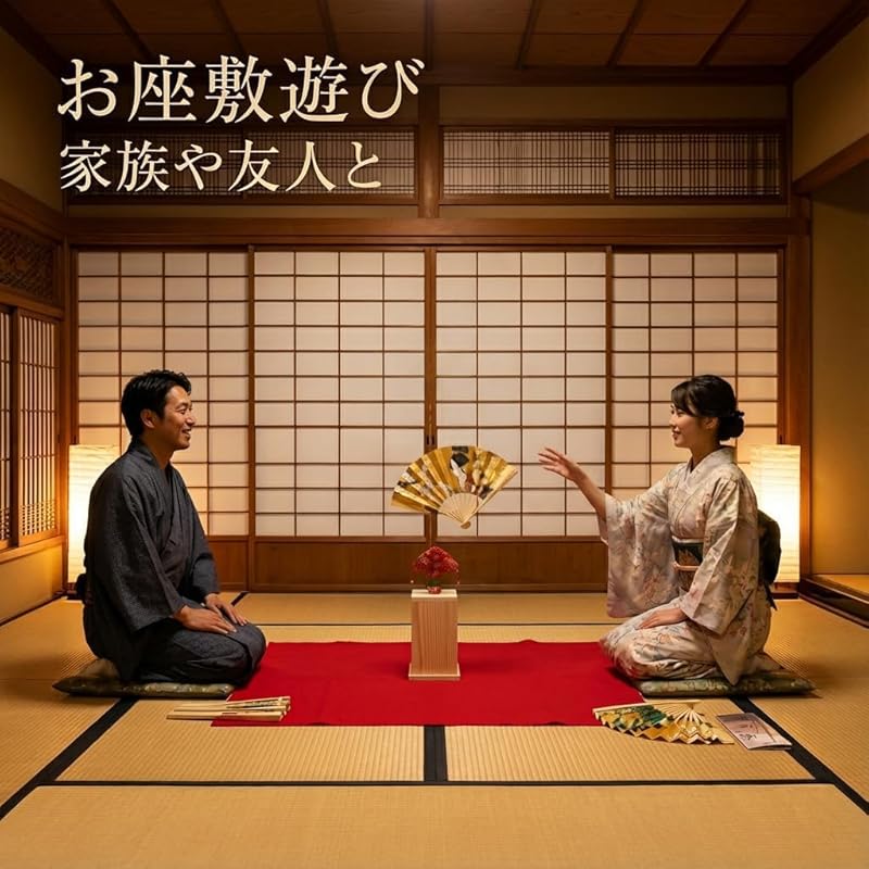 [pronala] [50 Years of Craftsmanship] Authentic Tosenkyo (Fan-Throwing) Set, an Elegant Japanese Game, 100% Custom-Made, Includes a Pine Pillow, 5