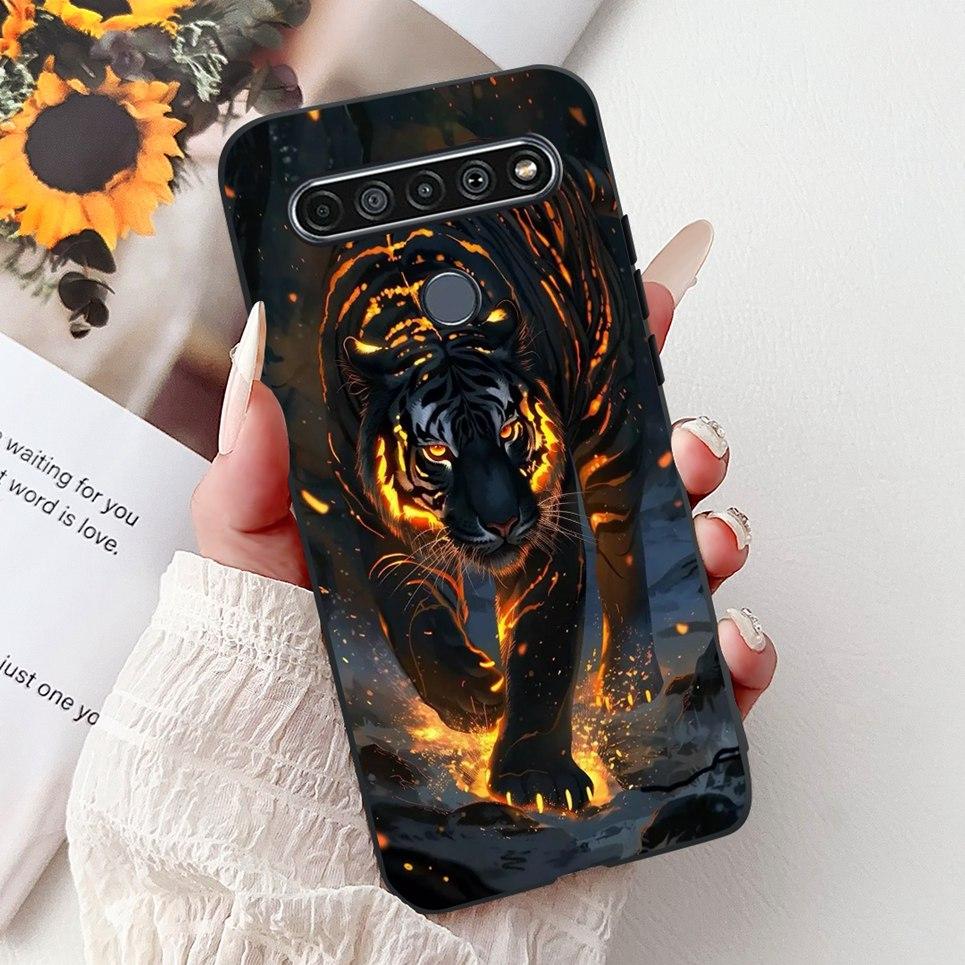 Neue Mode Rückseite für LG K41S K51S 2020 Hülle für LG K40s 2019 LG K42 4G Handyhülle Coole Tiere Luxus Girly Weiches Silikon