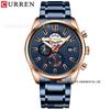 CURREN 8352 Multifunctional Men's Quartz Watch: Waterproof, Six-Needle, Calendar-Equipped Business Watch.