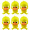 Personalized Desk Toy 3D Printed Angry Yellow Duck Ornament, Funny Gag Gift Decoration, Cute Miniature Figurine for Home Office Decor Animal