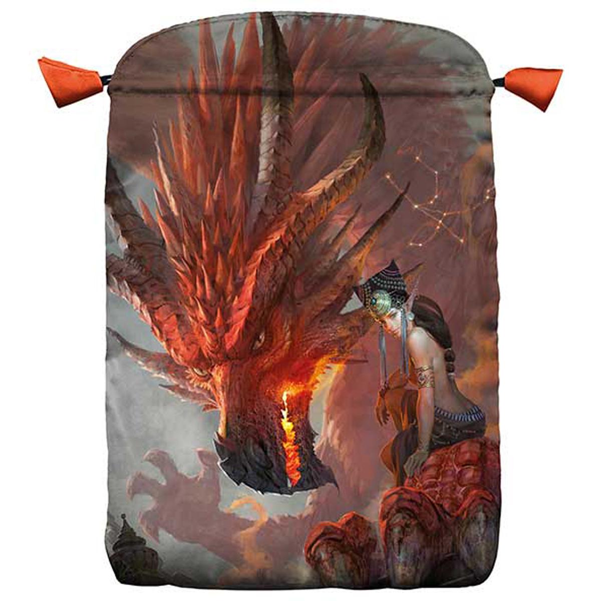 

Les Trésors De Lily [A1451] - атласный мешочек для таро Stardragons коричневый - 22x16 см