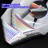 4X50Cm Holographic Fish Scale Transfer Foil Reflective Film Paper Diy Laser Silver Decal  Stamping Foil For Fishing Lure Film