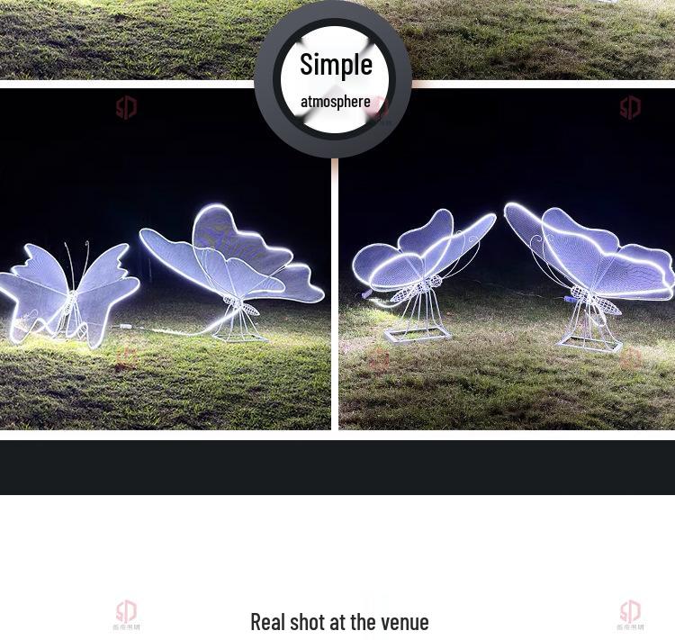 LED Dynamic Glowing Butterfly Outdoor Waterproof Garden Lights