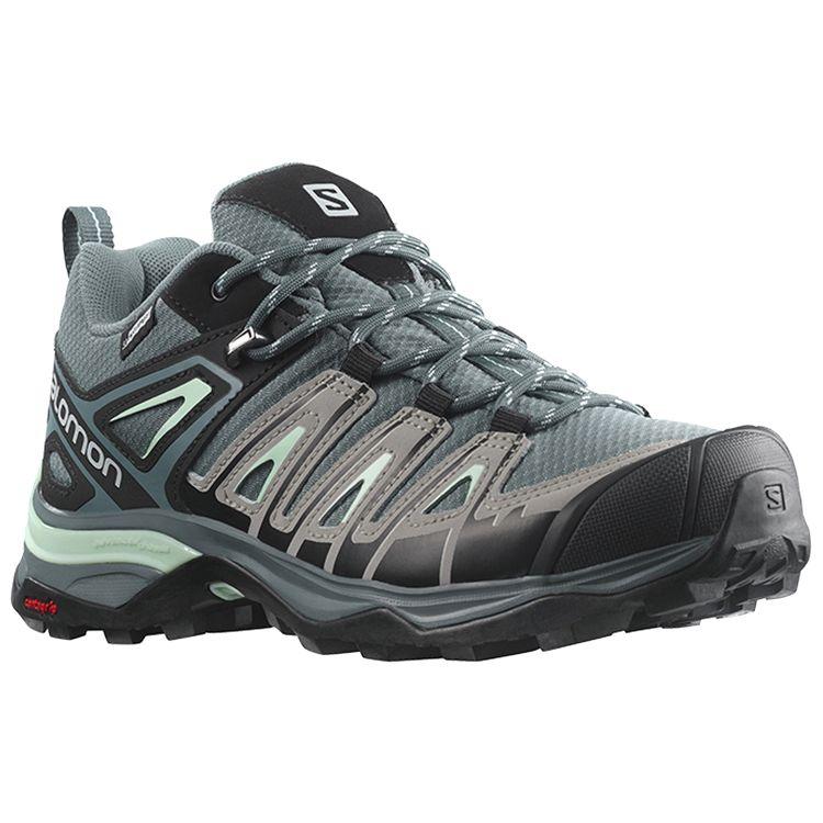 SALOMON X Ultra Pioneer Mesh Stoßdämpfend Rutschfest Langlebig Balance Niedrig geschnitten Outdoor Funktionelle Schuhe Damenschuhe Grün 416709
