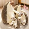 20-50cm Großer Entzückender Kawaii Igel Plüschtier Kissen Stofftier Schlafbegleiter Puppe für Zimmerdeko Ideales Geburtstagsgeschenk