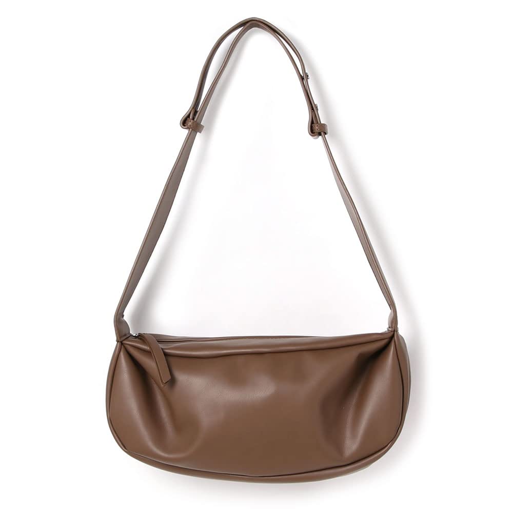 Ninon Women's Shoulder Bag, Wide, Single-Handle, Comfortable, Horizontal, PU Leather, Mini Shoulder Bag, Stylish, Casual, Simple, Office, Faux