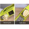 Stainless Steel Garlic Slicer Manual Type Garlic Masher Portable Garlic Crusher  Kitchen Use