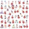 50Pcs Adult Anime Sexy Stickers Suncensored Decals for Laptop Phone Sticker decoration aesthetic