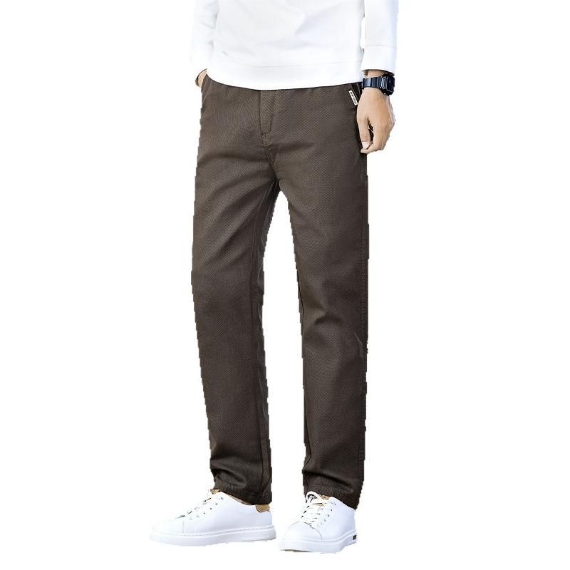 Pants Men's Autumn and Winter New Business Casual Trousers Men's Straight Loose Trend Versatile Men's Trousers