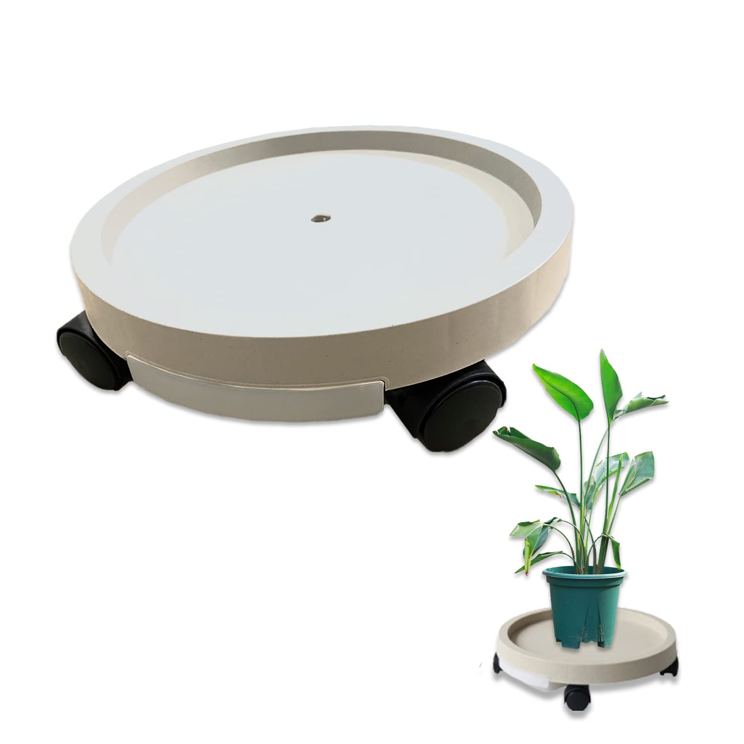 

AilyDaily Подставка для горшков с цветком, Колесики для цветочных горшков с комнатным растением, Хранение воды для цветов, Легко перемещаемые колесики, Горшок, Поддон, Подставка, Замок, Подставка, Подставка, слоновая кость