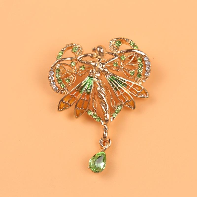 

Винтажная барочная брошь «Ангел любви», брошь на женский пиджак, изысканные аксессуары