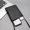 Women Leather Small Crossbody Bag Black Cell Phone Bag Lightweight Fashion Shoulder Bag Ladies Travel Purse