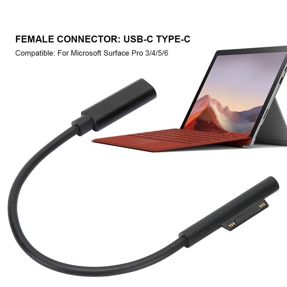 15V PC Fast Charging Cable for for Microsoft Surface Pro 3/4/5/6 Laptop Charging