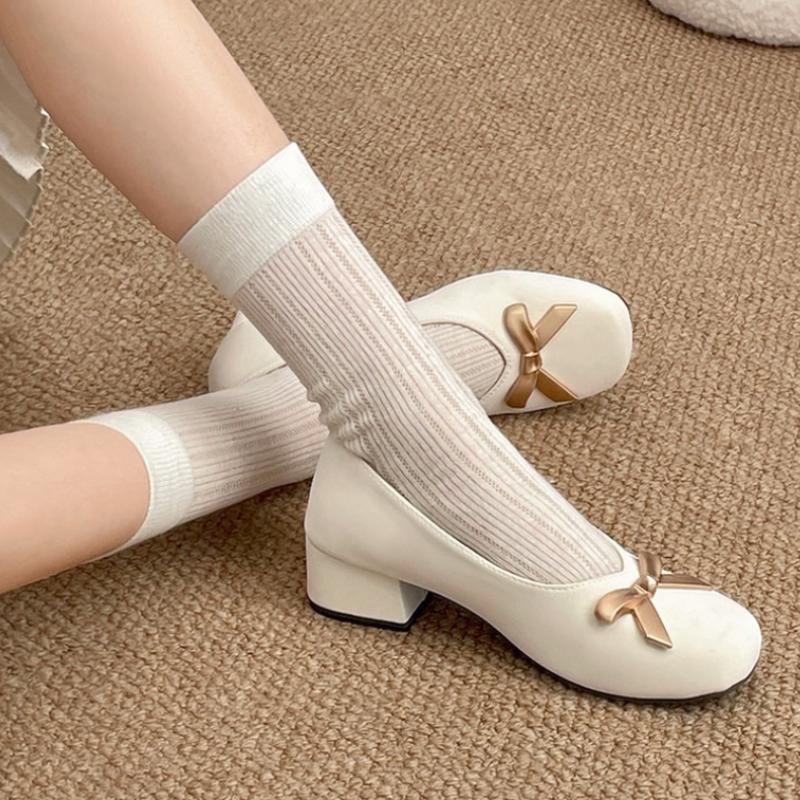 Vintage Thick Heel Women Mary Jane Shoes Comfort Slip On Walking Shoes 2026 New Spring Autumn Concise Zapatos De Mujer