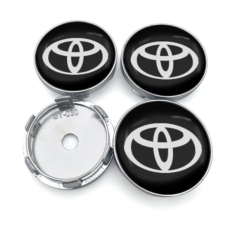 Pro Toyota TRD Camry Corolla Yaris Chr Auris Avensis T25 GR 4ks 60mm Středová krytka náboje kola auta Krytka středu ráfku Krytka proti prachu Emblém