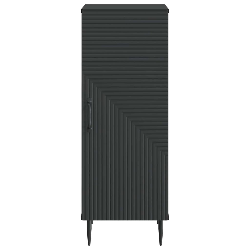 Sideboard In Black 33 X 34.5 X 89.5 Cm Particleboard