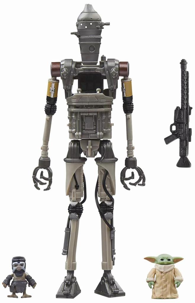 Star Wars Vintage Collection 3.75-inch Basic Figure Deluxe Pack VC358 "The Mandalorian" IG-12 & Grogu with Anzellan  Hasbro Movie 2025 SW Star Wars