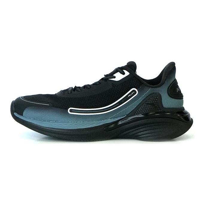 Anta City Upgraded Breathable Shock Absorbing Non-Slip Wear-Resistant Low-Top Running Shoes Men Sneakers Black Blue Silver 112425566S-2