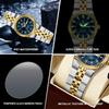 BINBOND Precise Quartz Watches For Men Week Display Auto Date Stainless Steel Luminous Waterproof Men's Watch Luxury Reloj