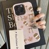 Maple Leaf Coffee Pattern Soft Phone Case For iPhone 17 16 Pro Max 15 Plus 14 13 12 11 17Air XS Max XR X Faux Leather Cover