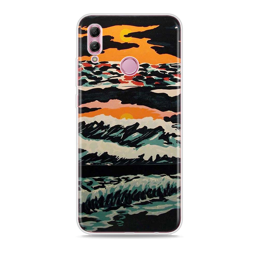 Armádní kamuflážní maskovací silikonový kryt pro Honor 30 30S 30i 9 10 9A 9C 9S 9N 10i 10X 9X Lite Pro 5G pouzdro na telefon