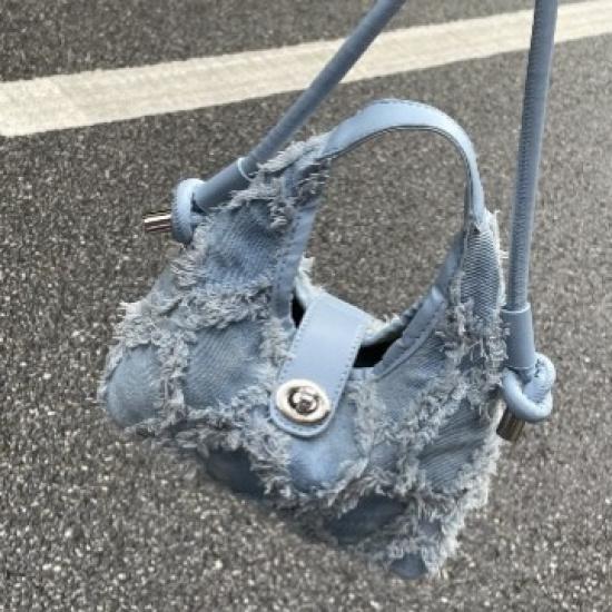 Bohemian Bag New Denim Bag Niche Design Crossbody Bag Fashion Simple Original Retro Handbag