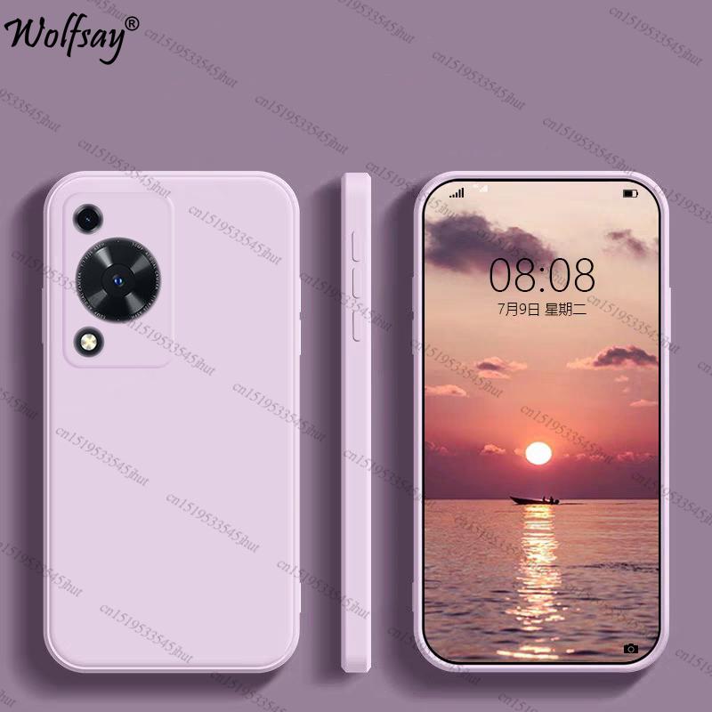 Case For Huawei Nova Y63 Case Shockproof Soft Original Liquid Silicone Back Case Huawei Nova Y63 Cover For Huawei Nova Y63 Funda