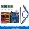 CNC Shield V3 Engraving Machine 3D Printer+ A4988 DRV8825 AT2100 Driver Expansion Board For Arduino + UNO R3 with USB Cable