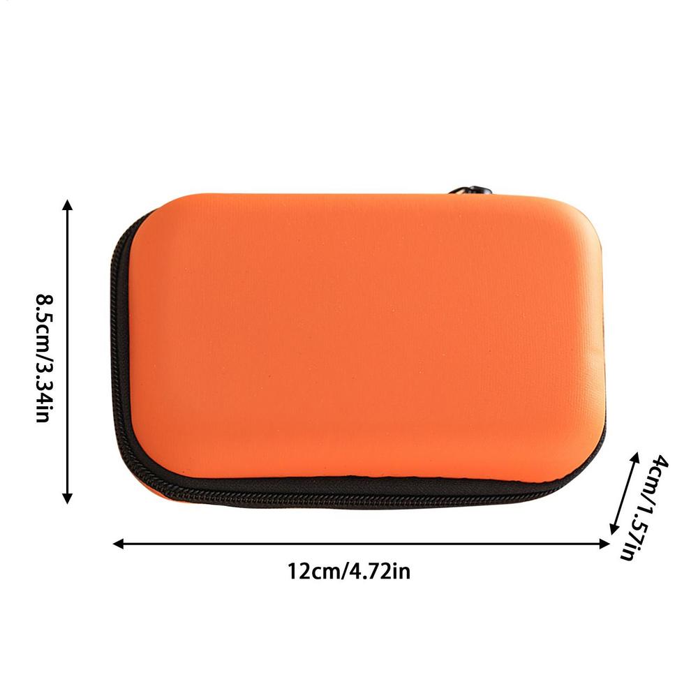 Sundries Travel Storage Bag Charging Case for Earphone Package Zipper Bag Portable Travel Cable Organizer Electronics Storage
