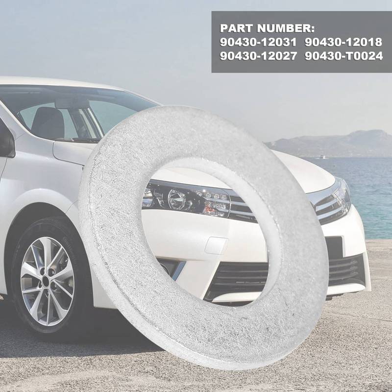 G9-100PCS Oil Drain Plug Gaskets Crush Washers Seals Rings 12Mm Hole For Toyota For Scion For Lexus 90430-12031 9043012031