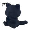 Home Living Room Cat Mini Decor 3D Printed Figurine, Artistic Desktop Decoration, Heart Hand Gesture Ornament Decor, Smiling Tabletop for Office