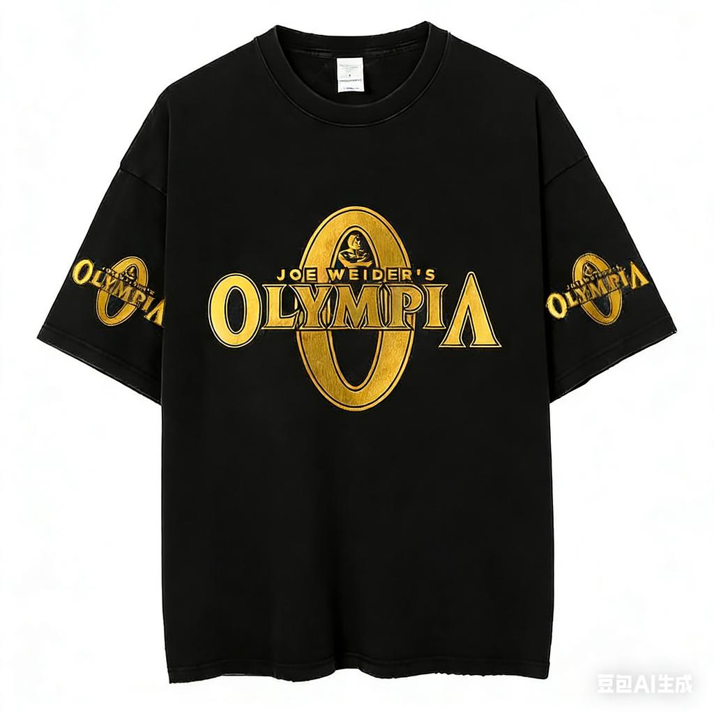 2026 Olympia Gym Unisexs Vintage Graphic T Shirt Unisex Summer Fashion ONeck Short Sleeve Tshirt Casual Sports Cotton Tee Top
