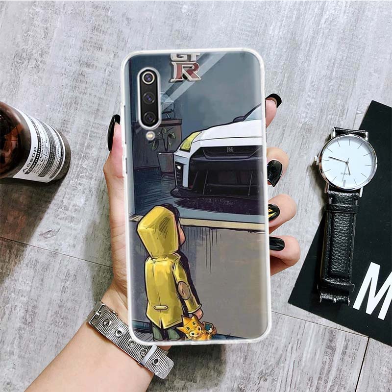 GTR Sport Auto JDM Telefon Fall Für Xiaomi Redmi Hinweis 10 9 8 11 Pro 11T 11S 10S 9S 9A 9C 9T 8T 8A 7 7A 5 Kunst Muster Abdeckung Coque
