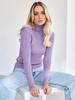 Women's Turtleneck Sweaters Long Sleeve Ribbed Mock Neck Sweater Spring Fall Slim-Fit Basic Layer Knit Pullover Lightweight Underwear Tops for Women