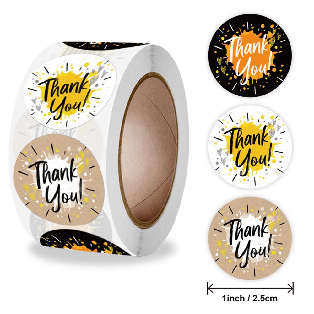 Pozvánky Nálepky na jídlo 3 styly Děkuji Estetické psací potřeby X037