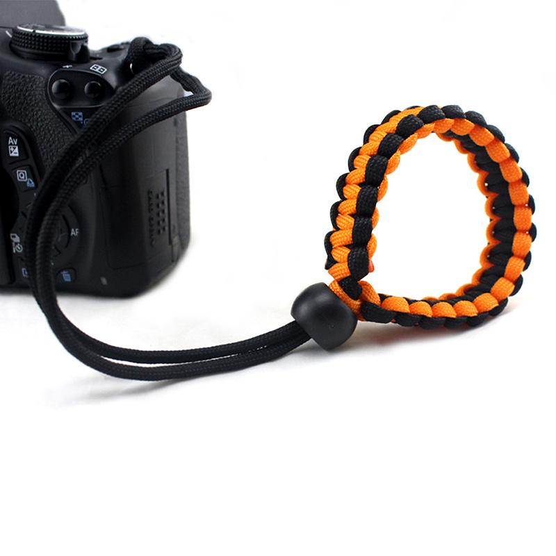 1Pc Hand Grip Paracord Braided Wristband For Dslr Digital Camera Strap Anti-Lost Camera Wrist Strap