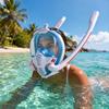 Maska Do Nurkowania Pełnotwarzowa L/Xl Z Uchwytem Do Snorkelingu