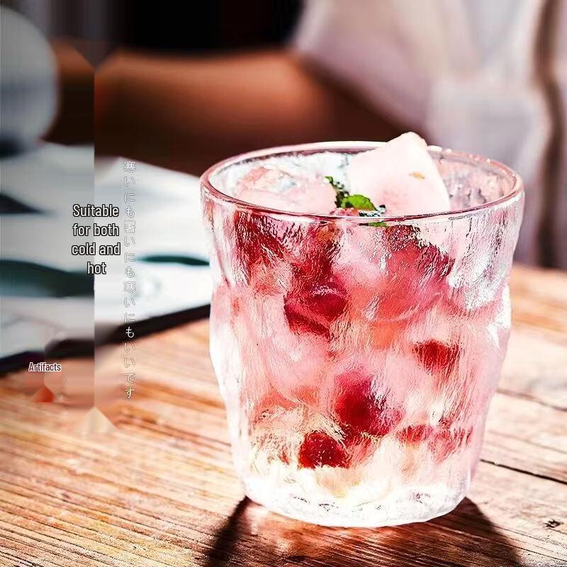 Shangqi Japanese Glacier Pattern Heat-Resistant Glass Drinking Cups