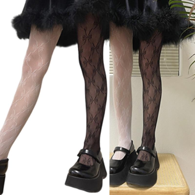 Patterned Fishnet Stockings Leggings,Highs Waist Tights Stockings for Women,Fishnets Thigh Highs Stockings Pantyhose