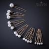 Fashion Pearl Bridal U-shaped Pin Metal Barrette Clip Hairpins Rhinestone Wedding Hairstyle Design Tools Women Hair Accessories