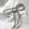 Simple  Bowknot Brooches For Women Girls Blazer Accessories  Elegant Bow Hair Clip Hair Accessories Gifts