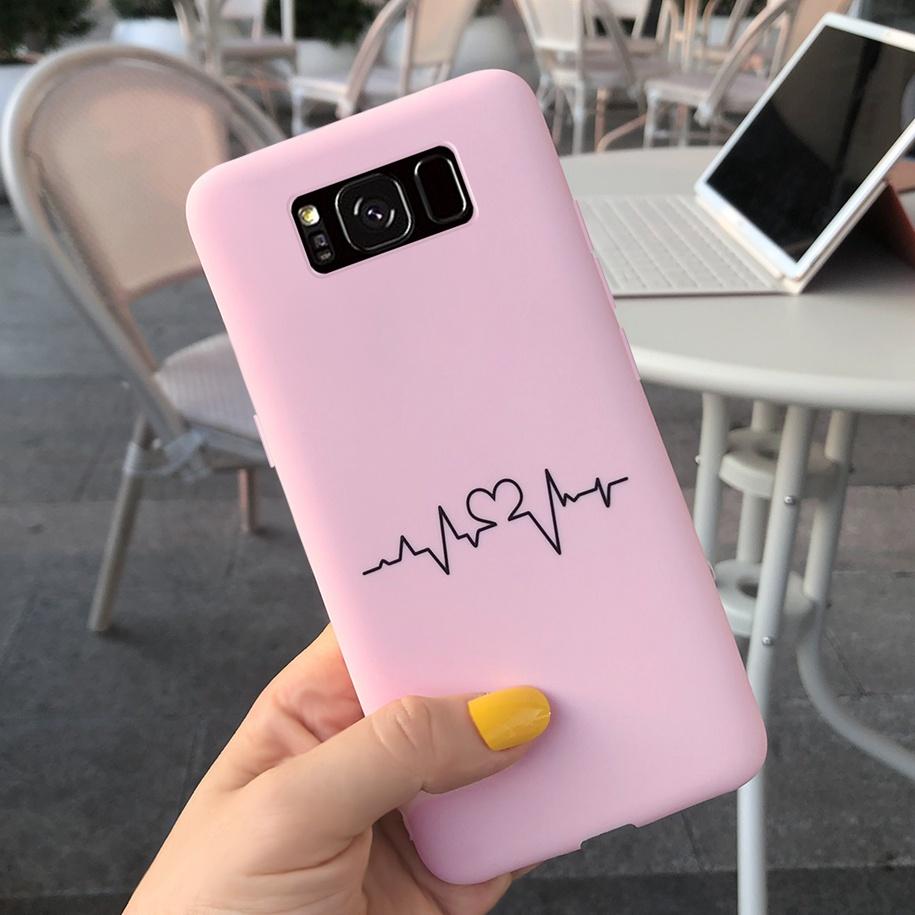 Shockproof Case For Samsung S8 Plus SM-G955F Cover Colorful Daisy Cactus Soft Matte Phone Case For Samsung S8 S 8 S8+ G950F Capa