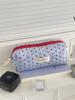 Heart-shaped makeup bag, portable large-capacity toiletry bag, new high-value ins style